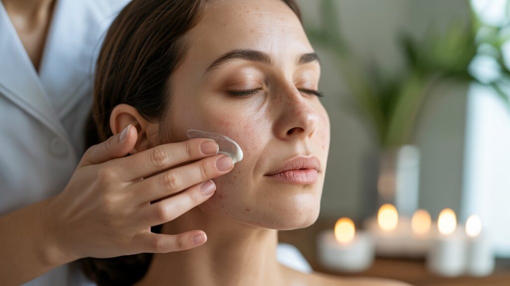 Facial treatment for post-acne/severe scars